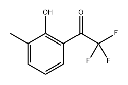 2,2,2-Trifluoro-1-(2-hydroxy-3-methylphenyl)ethanone Structure