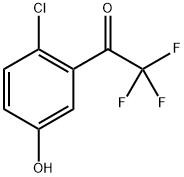 1-(2-Chloro-5-hydroxyphenyl)-2,2,2-trifluoroethanone Structure