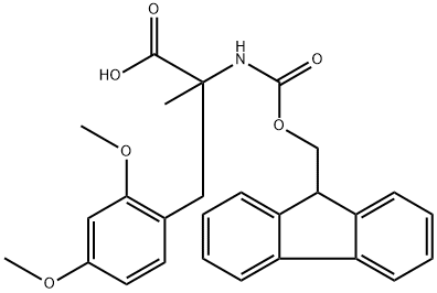 N-Fmoc-2,4-dimethoxy-a-methyl-DL-phenylalanine Structure