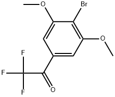 1-(4-Bromo-3,5-dimethoxyphenyl)-2,2,2-trifluoroethanone Structure