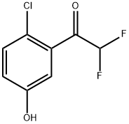 1-(2-Chloro-5-hydroxyphenyl)-2,2-difluoroethanone Structure