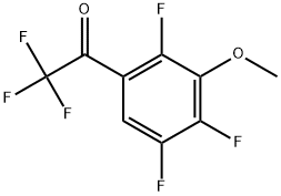 2,2,2-Trifluoro-1-(2,4,5-trifluoro-3-methoxyphenyl)ethanone Structure