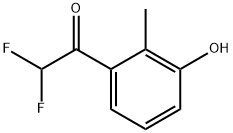 2,2-Difluoro-1-(3-hydroxy-2-methylphenyl)ethanone Structure