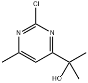 2-(2-Chloro-6-methylpyrimidin-4-yl)propan-2-ol 구조식 이미지