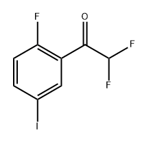 2,2-Difluoro-1-(2-fluoro-5-iodophenyl)ethanone Structure