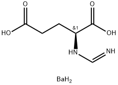 barium N-formimidoyl-L-glutamate (1:2) 구조식 이미지