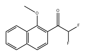 2,2-Difluoro-1-(1-methoxynaphthalen-2-yl)ethanone Structure