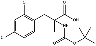 N-Boc-2,4-dichloro-a-methyl-DL-phenylalanine Structure