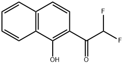 2,2-difluoro-1-(1-hydroxynaphthalen-2-yl)ethanone Structure