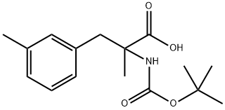 N-Boc-3-Methyl-a-methyl-DL-phenylalanine Structure