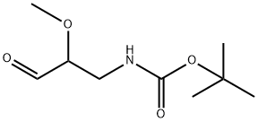 tert-butyl N-(2-methoxy-3-oxopropyl)carbamate 구조식 이미지