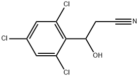 2,4,6-Trichloro-β-hydroxybenzenepropanenitrile Structure