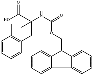 N-Fmoc-2-Methyl-a-methyl-DL-phenylalanine 구조식 이미지