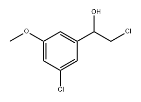 2-Chloro-1-(3-chloro-5-methoxyphenyl)ethanol Structure