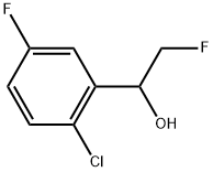 2-Chloro-5-fluoro-α-(fluoromethyl)benzenemethanol Structure