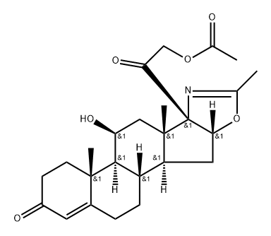 1,2-Dihydro-deflazacort Structure