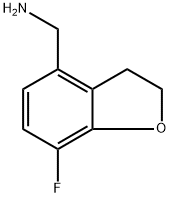 (7-Fluoro-2,3-dihydrobenzofuran-4-yl)methanamine Structure