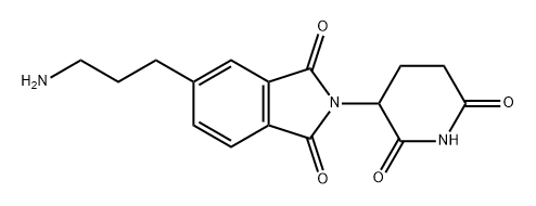 5-(3-aminopropyl)-2-(2,6-dioxopiperidin-3-yl)isoindoline-1,3-dione Structure