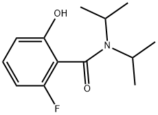 2-Fluoro-6-hydroxy-N,N-bis(1-methylethyl)benzamide Structure