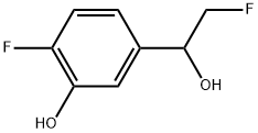 4-Fluoro-α-(fluoromethyl)-3-hydroxybenzenemethanol Structure