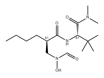 L-Valinamide, (2R)-2-butyl-N-formyl-N-hydroxy-β-alanyl-N,N,3-trimethyl- (9CI) Structure