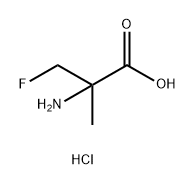 2-amino-3-fluoro-2-methylpropanoic acid HCl salt Structure