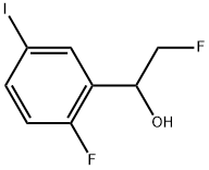 2-Fluoro-α-(fluoromethyl)-5-iodobenzenemethanol Structure