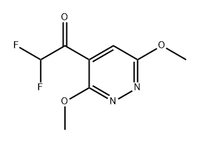 1-(3,6-Dimethoxypyridazin-4-yl)-2,2-difluoroethanone Structure