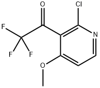 1-(2-Chloro-4-methoxypyridin-3-yl)-2,2,2-trifluoroethanone Structure