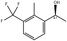 Benzenemethanol, α,2-dimethyl-3-(trifluoromethyl)-, (αS)- 구조식 이미지