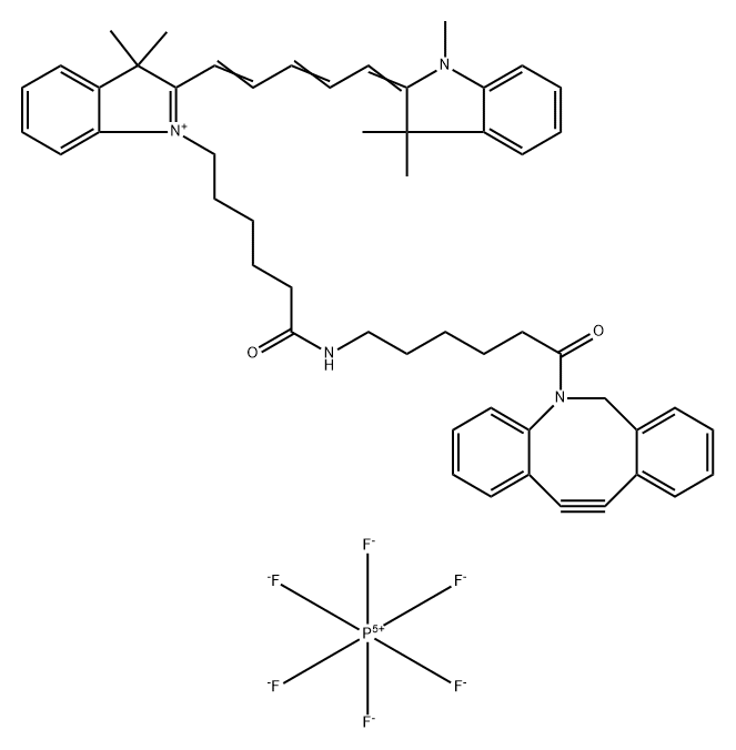 Cyanine5-C6-DBCO Structure