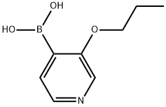 (3-propoxypyridin-4-yl)boronic acid 구조식 이미지