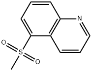 Quinoline, 5-(methylsulfonyl)- Structure