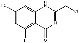 2-(Chloromethyl)-5-fluoro-7-hydroxyquinazolin-4(3H)-one Structure