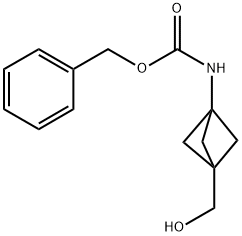 Benzyl (3-(hydroxymethyl)bicyclo[1.1.1]pentan-1-yl)carbamate Structure