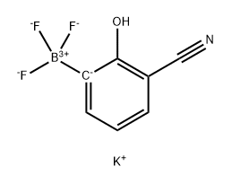 potassium (3-cyano-2-hydroxyphenyl)trifluoroborate Structure