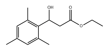 Ethyl 3-hydroxy-3-mesitylpropanoate Structure