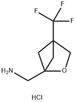 (4-(trifluoromethyl)-2-oxabicyclo[2.1.1]hexan-1-yl)methanamine 구조식 이미지