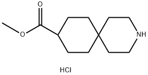 Methyl 3-azaspiro[5.5]undecane-9-carboxylate hydrochloride Structure