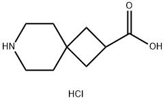 7-Azaspiro[3.5]nonane-2-carboxylic acid hydrochloride Structure