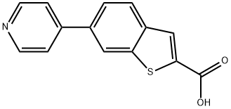 6-(4-Pyridinyl)benzo[b]thiophene-2-carboxylic acid Structure