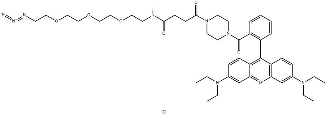 Rhodamine-N3 chloride Structure