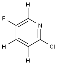 '2-chloro-5-fluoropyridine-3,4,6-d3 Structure