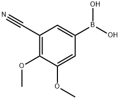 (3-cyano-4,5-dimethoxyphenyl)boronic acid Structure