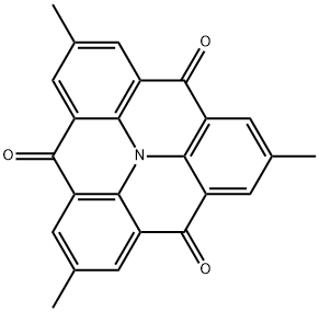 2,6,10-trimethyl-4H-benzo[9,1]quinolizino[3,4,5,6,7-defg]acridine-4,8,12-trione Structure