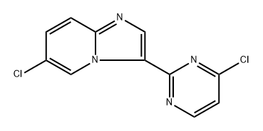 6-chloro-3-(4-chloropyrimidin-2-yl)H-imidazo[1,2-a]pyridine Structure