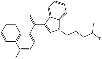 MAM2201 N-(4-fluoropentyl) isomer Structure