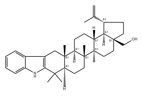 2,3-Indolobetulin Structure