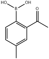 (2-acetyl-4-methylphenyl)boronic acid Structure