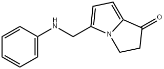 2,3-Dihydro-5-(phenylamino)methyl-1H-pyrrolizin-1-one Structure